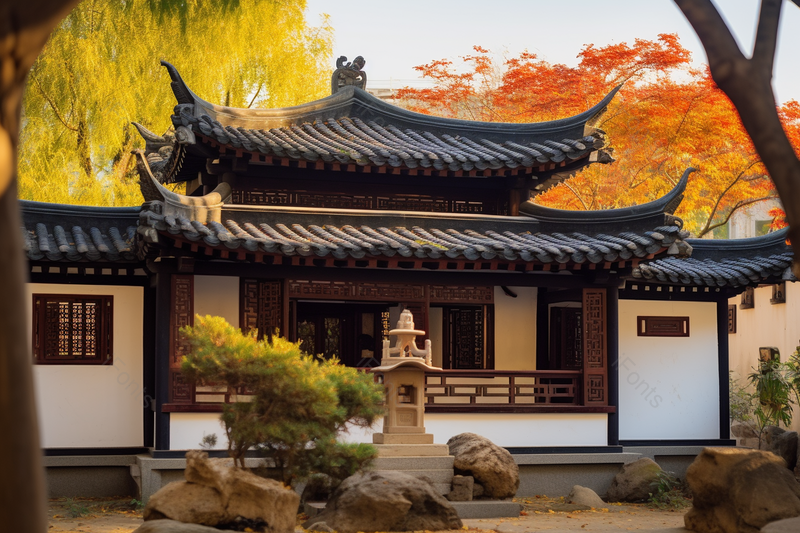 著名旅游网红度假打卡地景点园林秋色,高清,摄影图,摄影图片,图片大全,摄影图免费下载